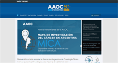 Desktop Screenshot of aaoc.org.ar
