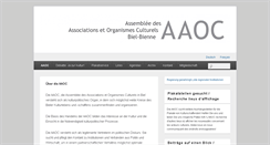 Desktop Screenshot of aaoc.ch